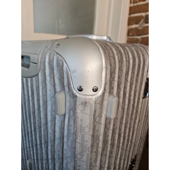 Dior x Rimowa Silver Trunk Suitcase SS20 Large - Picture 10 of 15